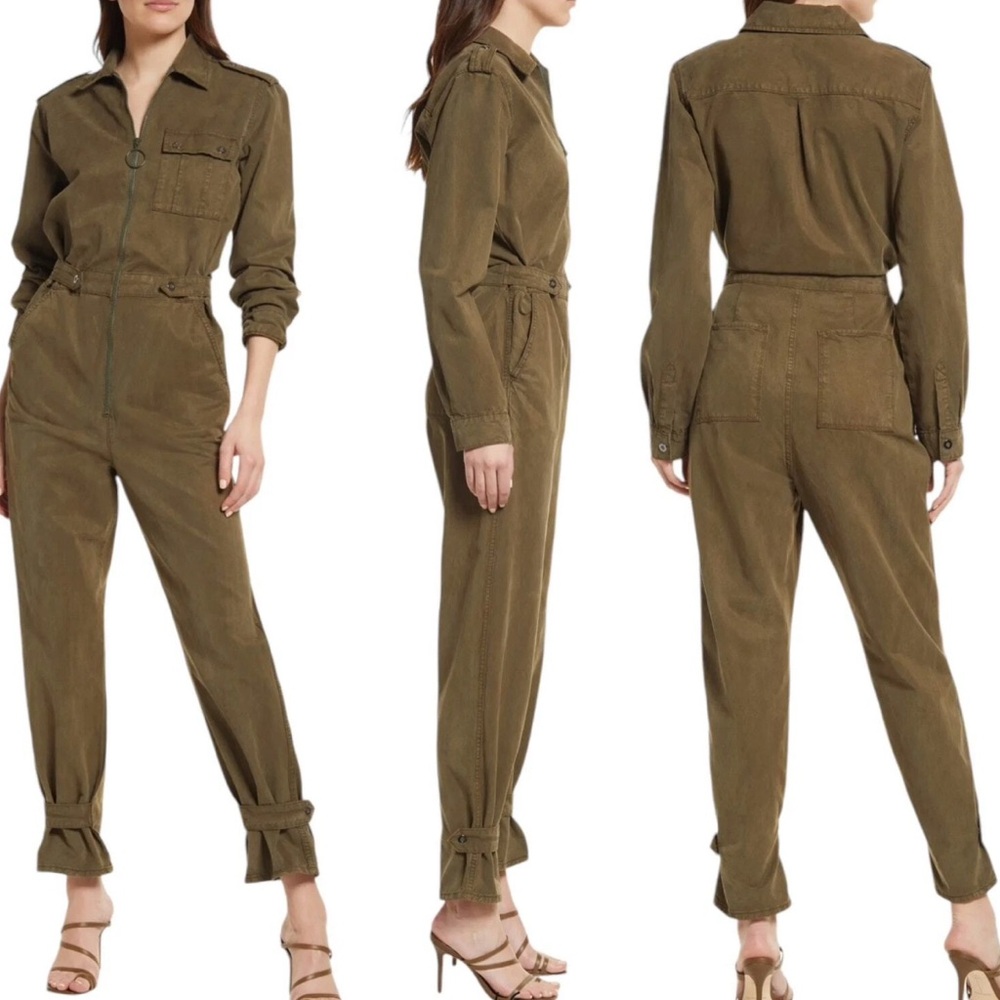 Good American Olive Green Jumpsuit